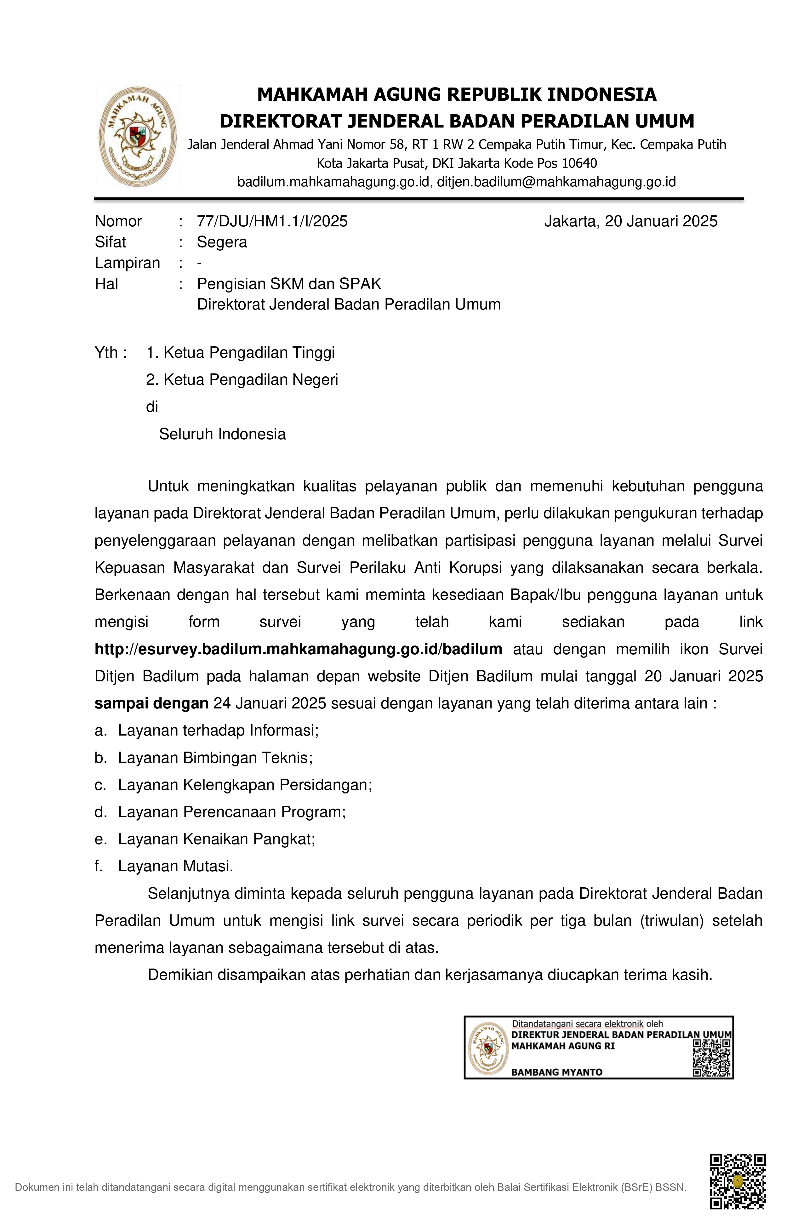 Surat Permintaan Pengisian SKM dan SPAK 2025 page 0001 ce4ab